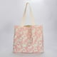 thumbnail image 4 of Nuevo bolso de mano con gráfico Floral para mujer, bolso de lona de compras de hombro a la moda de encaje de gran capacidad, bolso de mano sencillo informal para mujer 2022,1pc-rosa TUNC Sencillez, 4 of 5