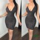 thumbnail image 3 of Vestido Casual De Moda Casual sin Mangas para mujer Sun Vestido con cuello en V Vestido De noche Mini Vestidospangjing, 3 of 3