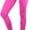 Pink, variant on ToBeInStyle Women's One Size Studded Accent 32" Full Length Leggings
