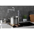 thumbnail image 4 of Kingston Brass KS8701DFL NuWave Deck Mount Pot Filler Faucet, Polished Chrome, 4 of 8