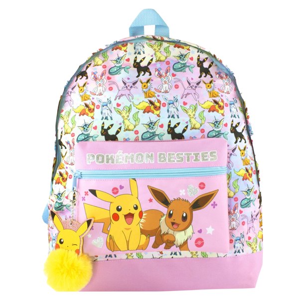 Pokemon - Mochila Diseño Purpurina Besties Pikachu Niñas (Multicolor Estampado)