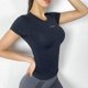 thumbnail image 1 of Cloud Hide-camisetas de Yoga para mujer, Top corto deportivo sólido, camiseta de moda, camisetas de entrenamiento para gimnasio, ropa deportiva de manga corta para Fitness de secado rápido, 1 of 5