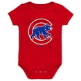 thumbnail image 3 of Infant Royal/Red/Gray Chicago Cubs Born To Win 3-Pack Bodysuit Set, 3 of 4