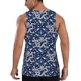 thumbnail image 3 of Haiem Dragon Men Workout Tank Top Gym Bodybuilding Sleeveless Muscle T Shirts Athletic Tank Breathable Workout Shirt-Small, 3 of 9