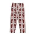 thumbnail image 5 of Balery Red Lobster With Claws print Women's Pajama Pants,Ultra Lightweight Pjs,Lounge Pant-X-Large, 5 of 9