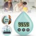 thumbnail image 2 of Cxui Light Green Countdown Timer, Digital Kitchen Timer with Suction Cup & Magnet for Cooking Baking Studying, Loud Alarm & Easy Read Display (3X3In, 1Pcs), 2 of 9