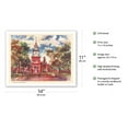 thumbnail image 2 of Independence Hall Philadelphia - United Air Lines - Vintage Travel Poster by Joseph Fehér 1948 - Fine Art Matte Paper Print (Unframed) 11x14in, 2 of 4