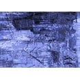 thumbnail image 1 of Ahgly Company Indoor Rectangle Oriental Blue Industrial Area Rugs, 5' x 7', 1 of 4