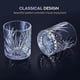 thumbnail image 3 of Whiskey Glass Set Of 2, Scotch Bourbon 10oz Crystal Whiskey Glasses Cups, 100% Lead Free Cocktail Glasses Drinkware With Coasters And Luxury Box, 3 of 5