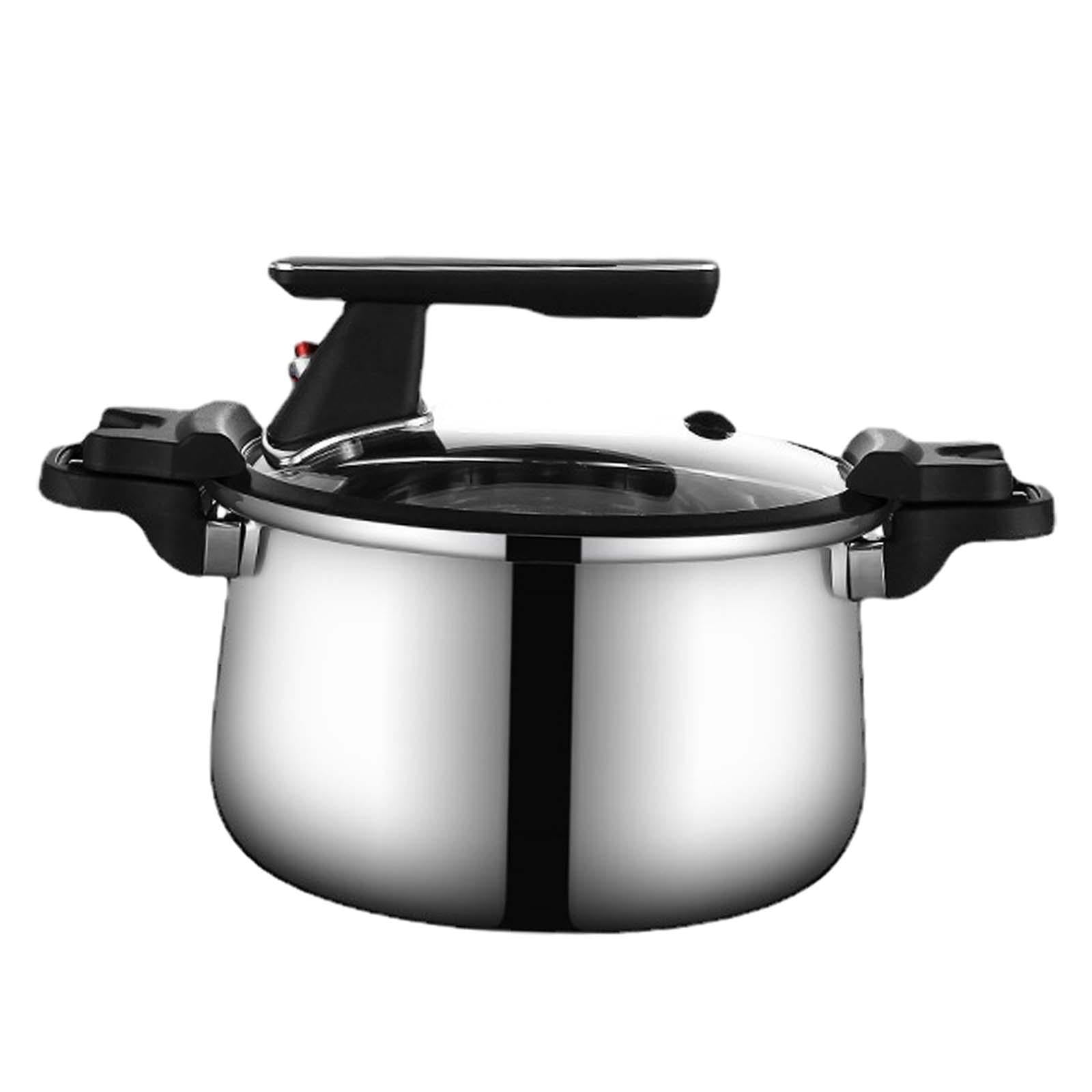 110V Non-Stick Mini Rice Cooker with Steamer and 10 Cups, Stainless Steel  Inner Pot, Double-Layer Frying Pan, 12H Cooking Functions, Keep Warm