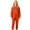 Orange, variant on Weebloom Christmas Kids Hooded Onesie Pajamas Flannel Cozy Snowflake Print Jumpsuit Romper Winter Holiday Outfit Soft Pjs Loungewear For Boys Girls Army Green 9-10 Years