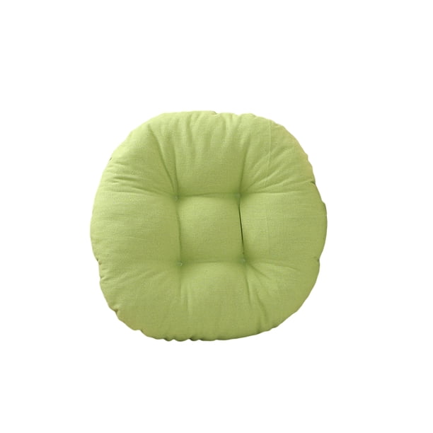 Billuyoard Cojín grueso para silla, alfombrilla para sofá, cojín de Color sólido, transpirable, para sentarse en la espalda, para comedor, Decoración del hogar Verde Diámetro 40cm Billuyoard HA083886-03