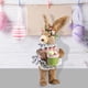 thumbnail image 3 of Figura Decorativa de Conejo de Pascua de Paja, Ideal para Manualidades, Accesorios Fotográficos Y Decoración de Mesa para Fiestas en Interiores., 3 of 9