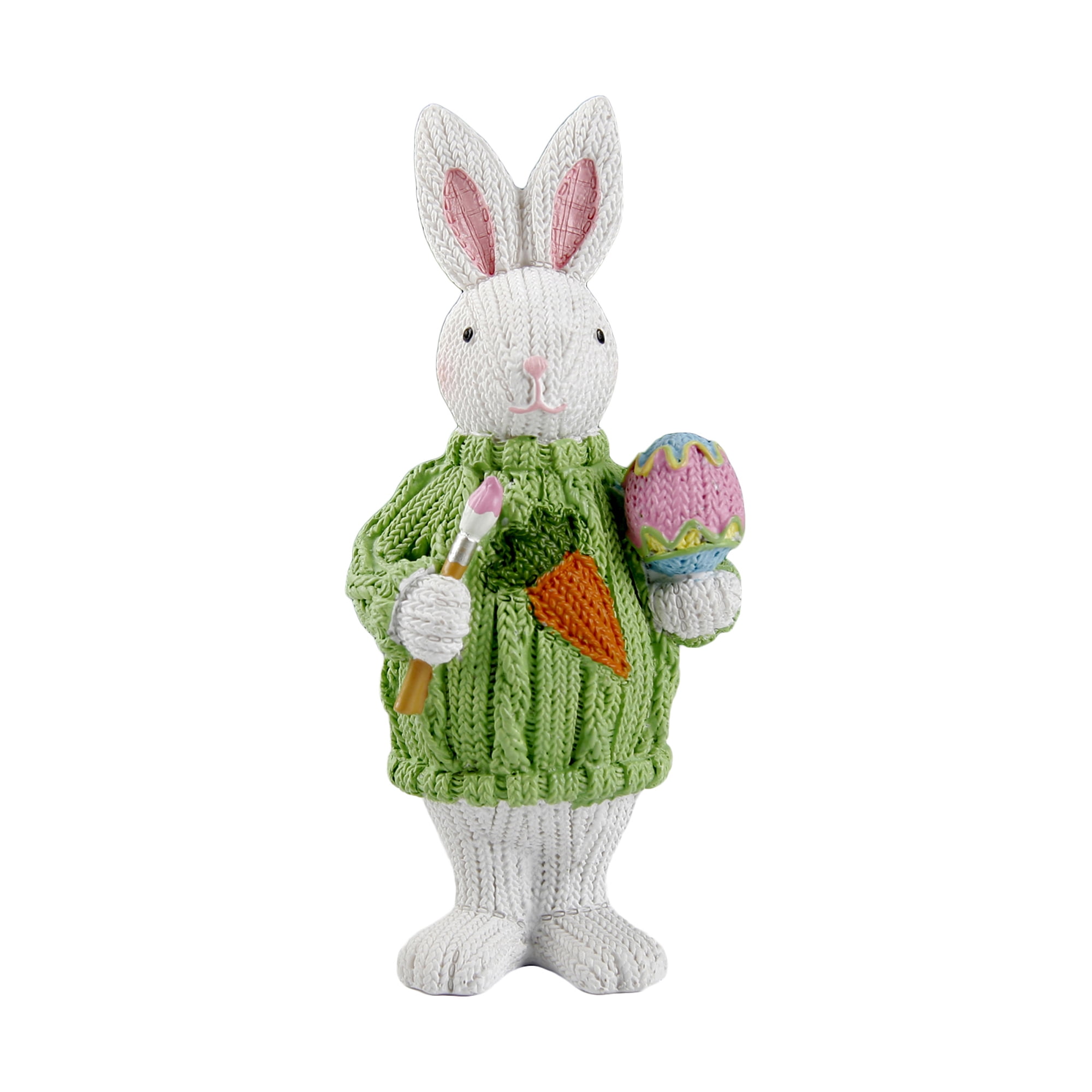 SUNSIOM Easter Bunny Day Plush Ornament Cute Plush Braided Rabbit Toy