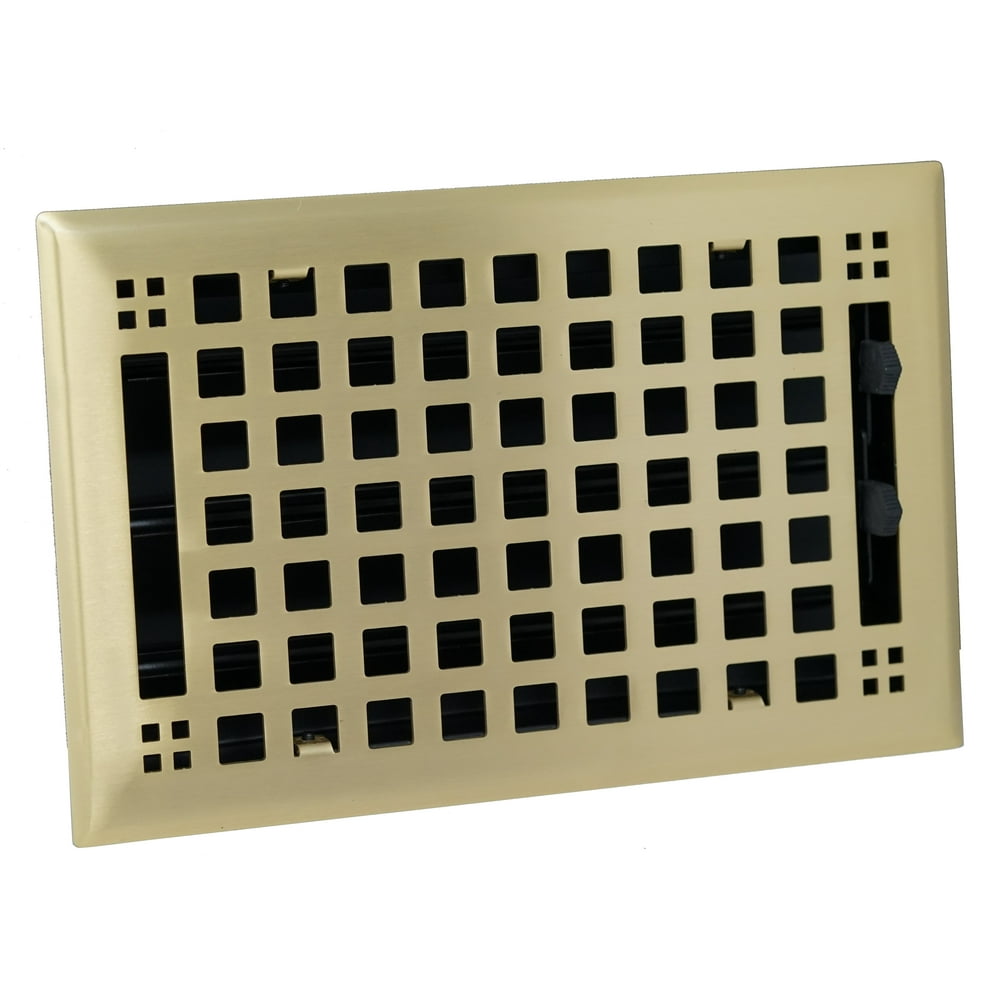 Madelyn Carter Artisan Brushed Brass Floor And Wall Wall And Floor Vent 