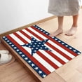 thumbnail image 6 of ALAGEO 4th of July Doormat American Flag Stars Stripes Patriotic Doormats Entrance Door Rug Red White Blue Summer Floor Mat for Memorial Day Independence Day Flag Day Home Holiday Decor 20x32 inches, 6 of 6