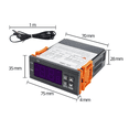 thumbnail image 3 of 220V 12V 24V Digital Temperature Controller Thermostat Thermoregulator Incubator Relay LED 10A Heating Cooling Tools,01, 3 of 5