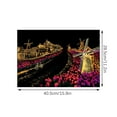 thumbnail image 3 of Iumwxz Colorful City Series City Night Scene Scratch Paintings Scenery Around The World Scratch Paintings Birthday Gifts Holiday Gifts Toys Christmas home decor christmas clearance outdoors indoor, 3 of 5