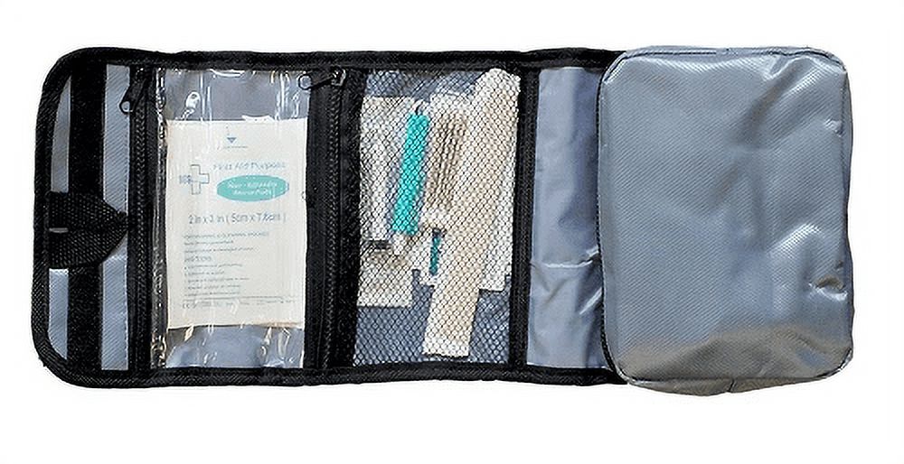 First Aid Kit 54 Piece Medical Supply Set For Dogs and People Safety Travel Bag