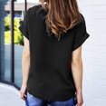 thumbnail image 3 of Scyoekwg Womens Short Sleeve Tops Ladies Blouses Dressy Casual Loose Shirt Women's Shirts Casual Short Sleeve Tops Womens Summer Fashion Comfy Clothes, 3 of 6