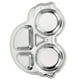 thumbnail image 5 of Plato de comida Jadeshay Acero inoxidable 304 Plata 29,5 x 21,5 cm, 5 of 8