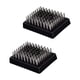 thumbnail image 1 of 2 cepillos de limpieza para parrilla, limpiadores de barbacoa portátiles y compactos para exteriores, accesorios para asar en la cocina del hogar., 1 of 9