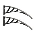 thumbnail image 4 of S SÉRENABLE Fenêtre Store Support de Porte Extérieure Store Support pour Terrasse Jardin Pluie Couverture Blanc, 4 of 9