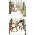thumbnail image 1 of Great Art Now Christmas in the Woods A by Tara Reed 2 Piece Canvas Art Set Each 14"W x 14H", 1 of 3