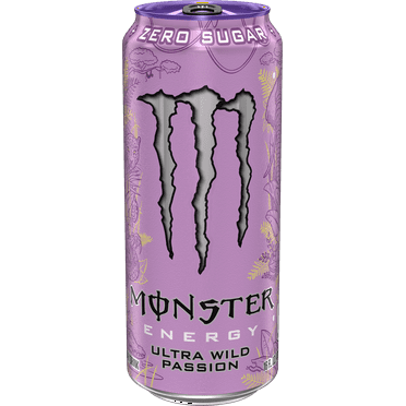 Monster Energy, Ultra Wild Passion, Zero Sugar Energy Drink, 16 fl oz, Can