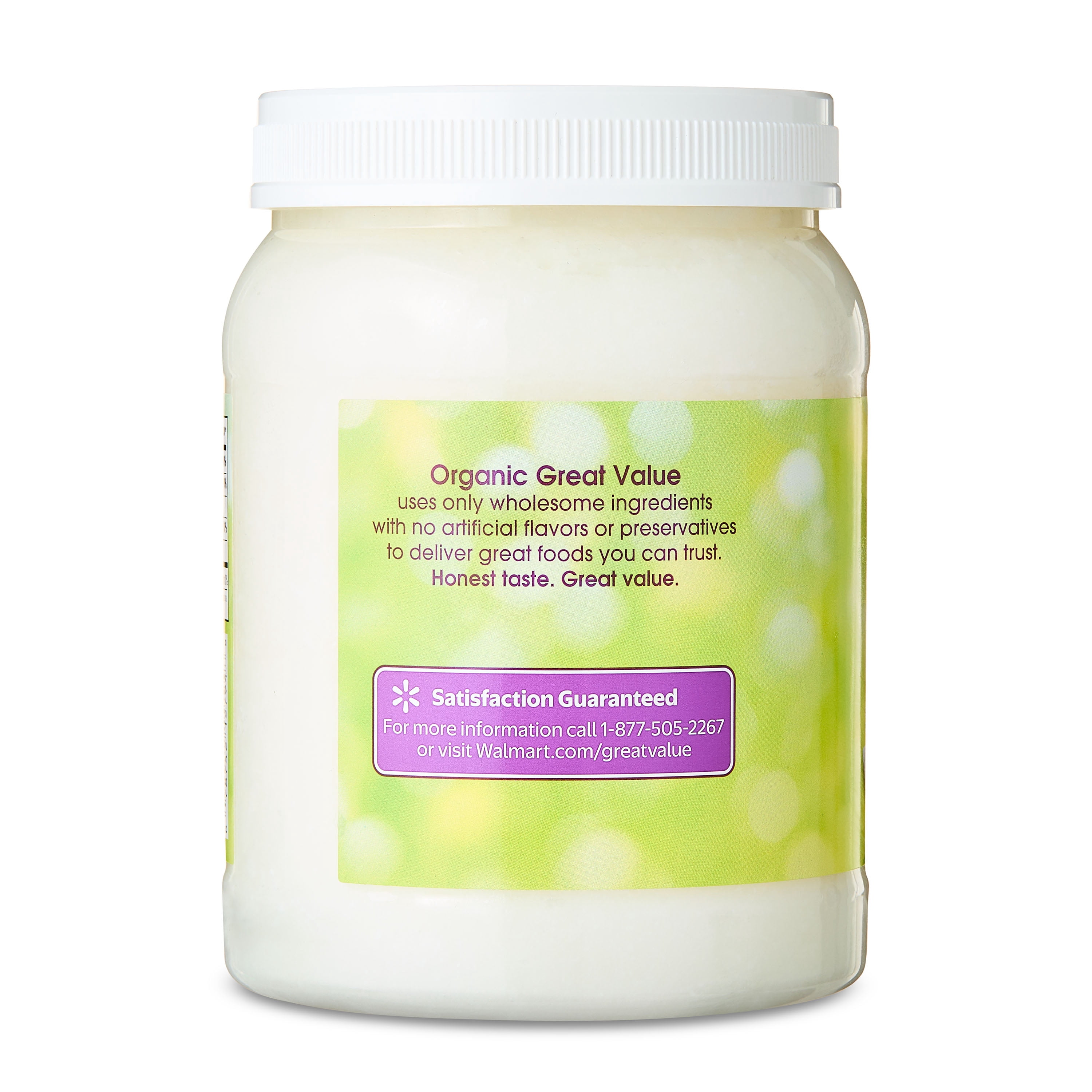 Great Value Organic Naturally Refined Coconut Oil, 56 fl oz