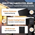 thumbnail image 3 of EDTara Waterproof Outdoor Package Box, Locking Steel Parcel Delivery Mailbox With Combination Lock for Porch or Curb, 3 of 6