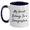 White/Navy, variant on My Heart Belongs To A Sonographer, Funny Two Tone Coffee Mug Gifts from Friends to Sonographer, Birthday Unique Gifts for Him or Her