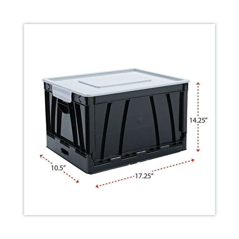 Collapsible Crate, Letter/Legal Files, 17.25 Collapsible Crate, Letter/Legal Files, 17.25