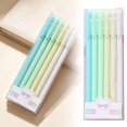 thumbnail image 2 of 0.5mm Black Retractable Gel Pen 6 Piece Set, Smooth Writing Needle Tip Rollerball Pens For Journaling, Simple Minimalist Office Stationery, Style D (Multicolor, 16.5*5.9*2), 2 of 6