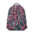 thumbnail image 3 of Collegiate Hawaii Tropical Wind Palm Leaves Print Backpack: Spacious & Lightweight Laptop Daypack for Students, Perfect Bookbag for Campus Commute, An Ideal Gift for Women and Men for School, 3 of 6