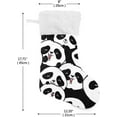 thumbnail image 2 of GZHJMY Christmas Stockings 1PCS,Cute Baby Pandas Big Xmas Stockings Gift Decorations and Party Supplies,Used for Fireplace Decoration Socks Christmas Tree Decoration, 2 of 7