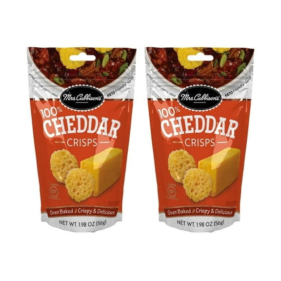 Mrs. Cubbison's Cheddar Cheese Crisps, 1.98 oz (2-Pack)