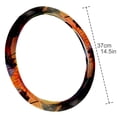 thumbnail image 4 of Butterfly Printed 14.5 Inch PVC Leather Car Wheel Covers Steering Wheel Cover Auto Accessories, 4 of 6