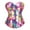 Pink, variant on Corsets Festival Plus Size Valentines Bustier Top White 2XL