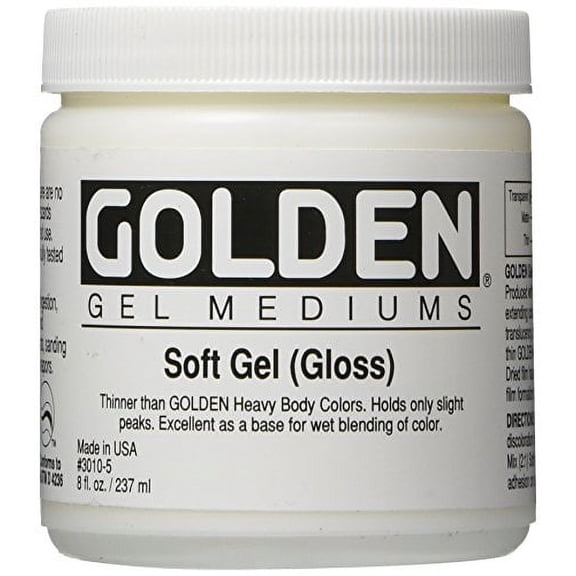 (Price/EA)Golden 0003010-5 Soft Gel Medium 8 oz.