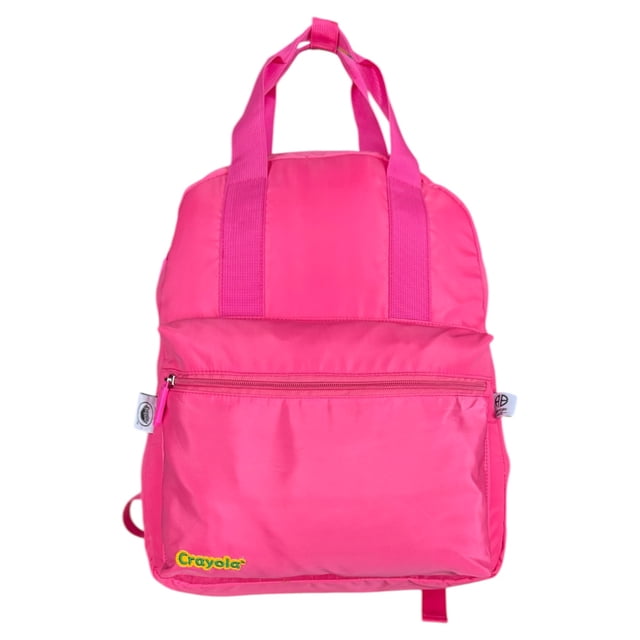 Mochila Porta Laptop Escolar Universitaria Juvenil Licencia Crayola color Fucsia