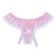 thumbnail image 3 of Gibobby Traje de Uniforme Ropa interior Calzoncillos de encaje Abierto para hombre Tanga Bragas Butt G-string Low Sexy(Rosa, XL), 3 of 5