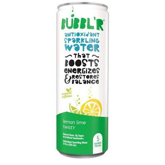 BUBBL'R Twisted Lemon Lime, 12 Oz Can
