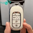 thumbnail image 2 of TPU Car Remote Key Fob Cover Case Holder Protector for Honda Civic Accord HR-V CR-V CRV 2022 2023 Accessories, 2 of 9