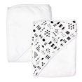 thumbnail image 1 of Honestbaby - Juego De 2 Toallas Unisex Con Capucha De Algodón Orgánico, Diseño De Bandana, Talla Única, 1 of 1
