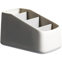 TV Remote Control Holder with 4 Compartments, Remote Caddy Tray Table Multi- functional Desk Storage Organizer Fits TV Remote, Media Controller, Office Supplies