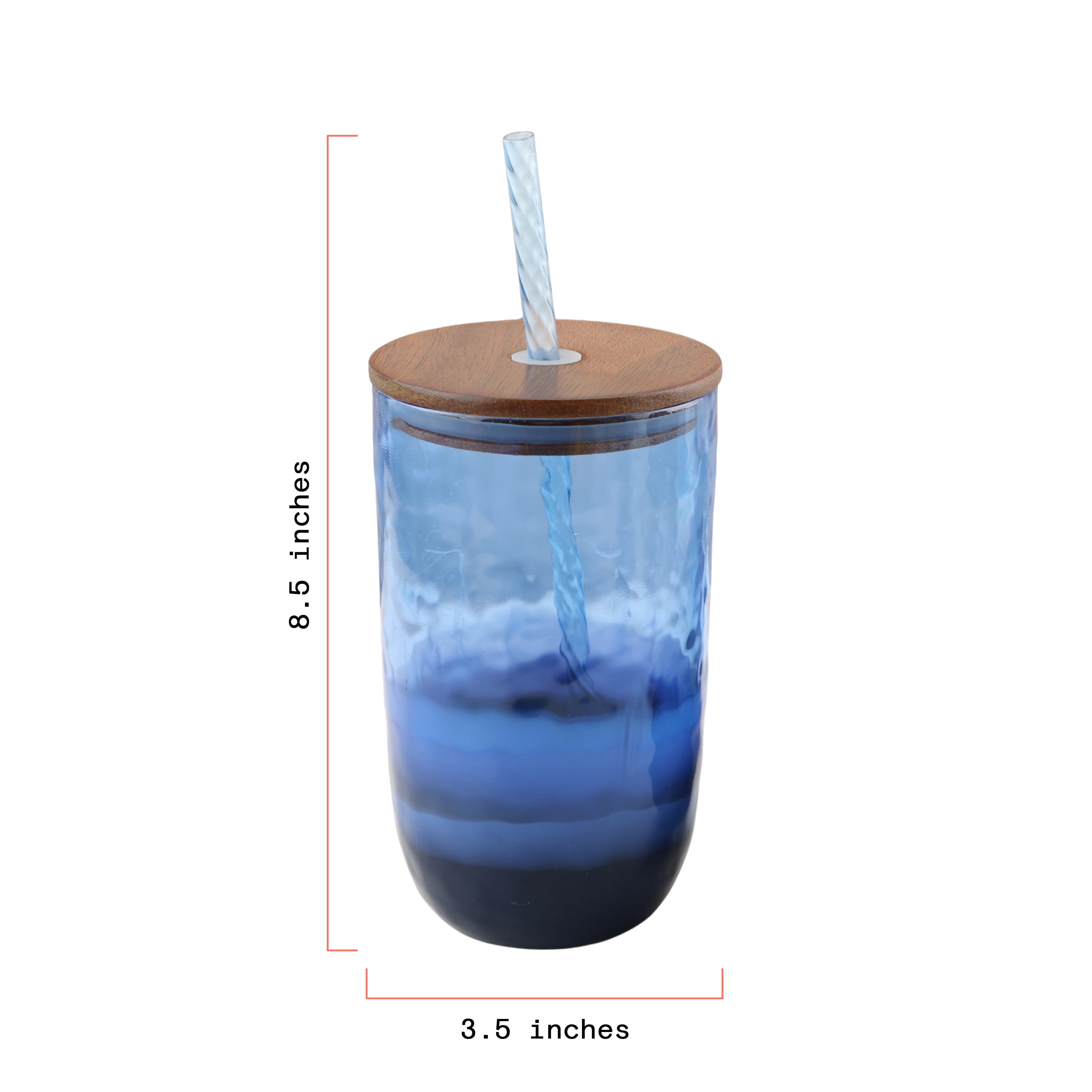 Beautiful 21-Ounce Acrylic Colorblock Sipper Tumbler With Lid and Straw, Multi-Color by Drew Barrymore