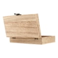 thumbnail image 2 of ZOENHOU 10pcs 8 x 4 x 2 Inch Wooden Boxes, Wooden Box with Hinged Lid, Unfinished Wood Box for DIY Craft, Storage, Gift, 2 of 6