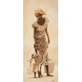 thumbnail image 2 of Renee 13x24 Gold Ornate Wood Framed with Double Matting Museum Art Print Titled - African life I, 2 of 4