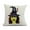 Off-White, variant on Witches Hat 16 Inch Cream Halloween Print Decorative Throw Pillow